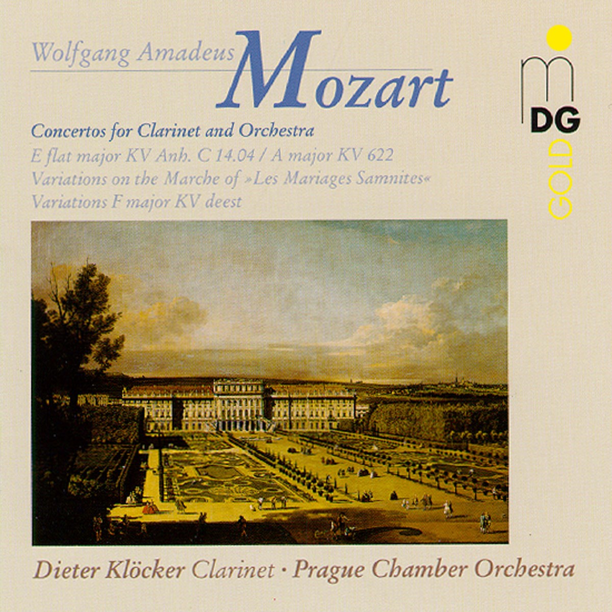 Afbeelding van Prager Kammerorchester, Dieter Klöcker - Mozart: Concerto For Clarinet And Orchestra