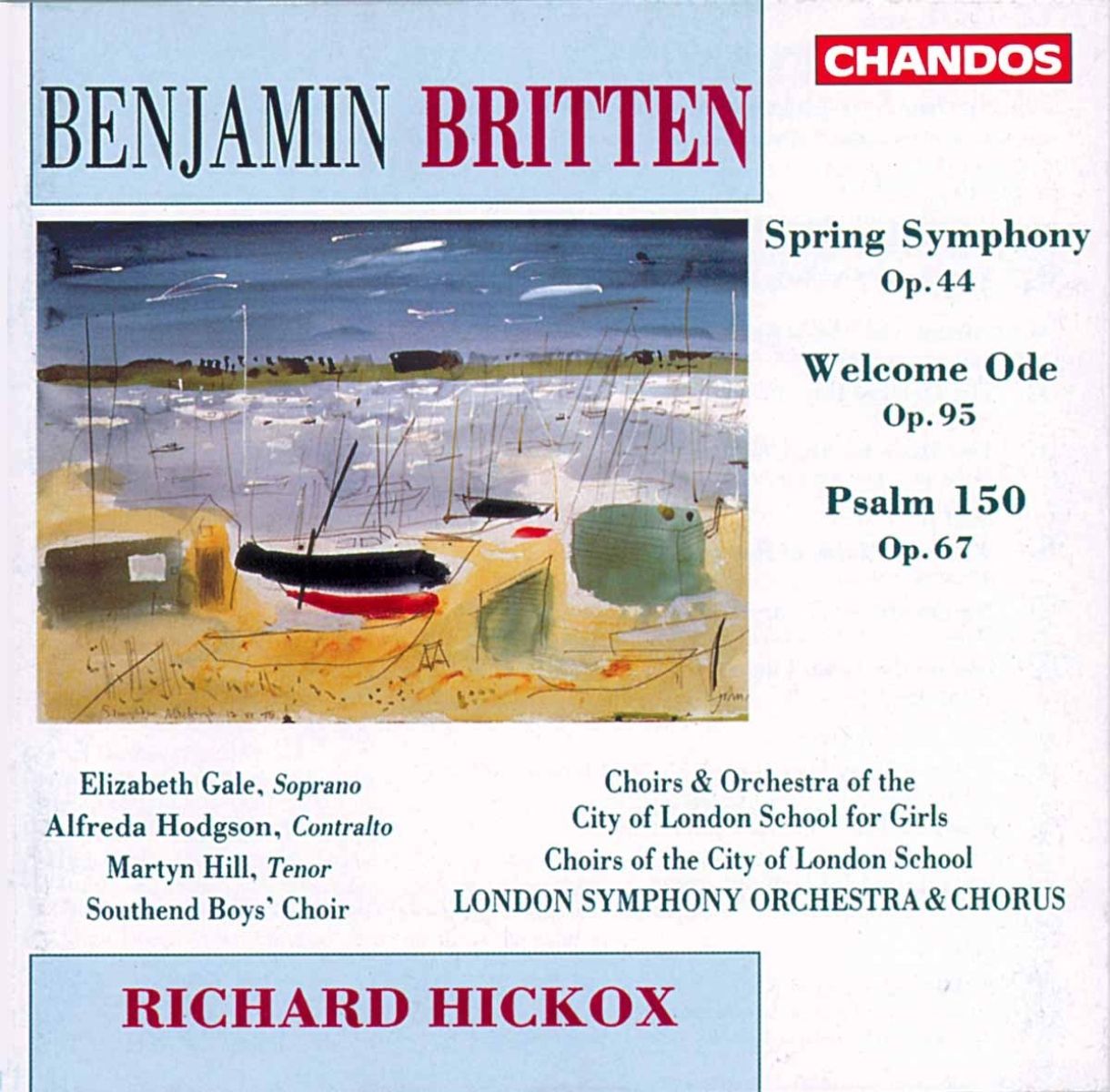 Afbeelding van City Of London Sinfonia - Britten: Spring Symphony