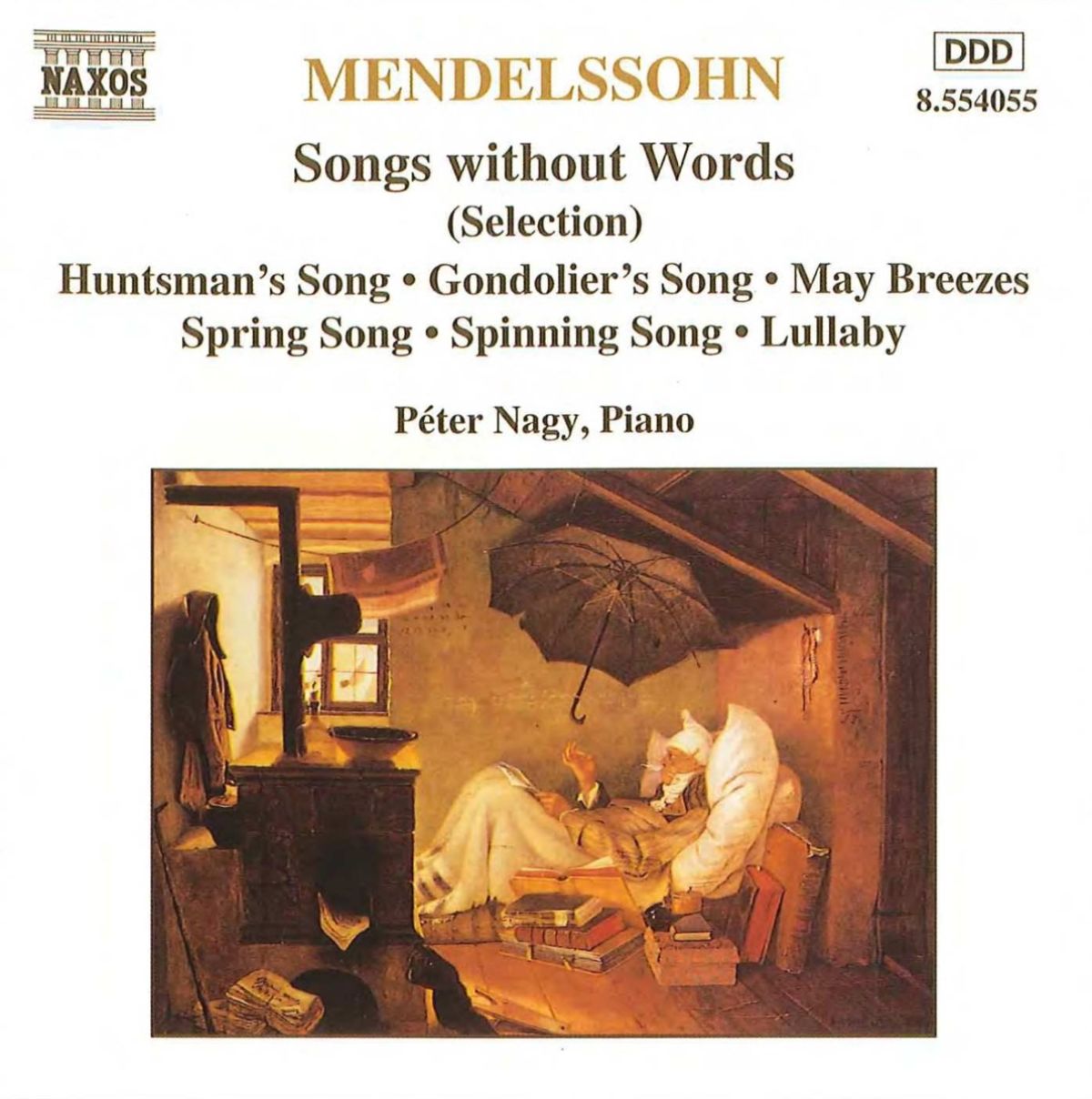 Afbeelding van Peter Nagy - Mendelssohn: Songs Without Words