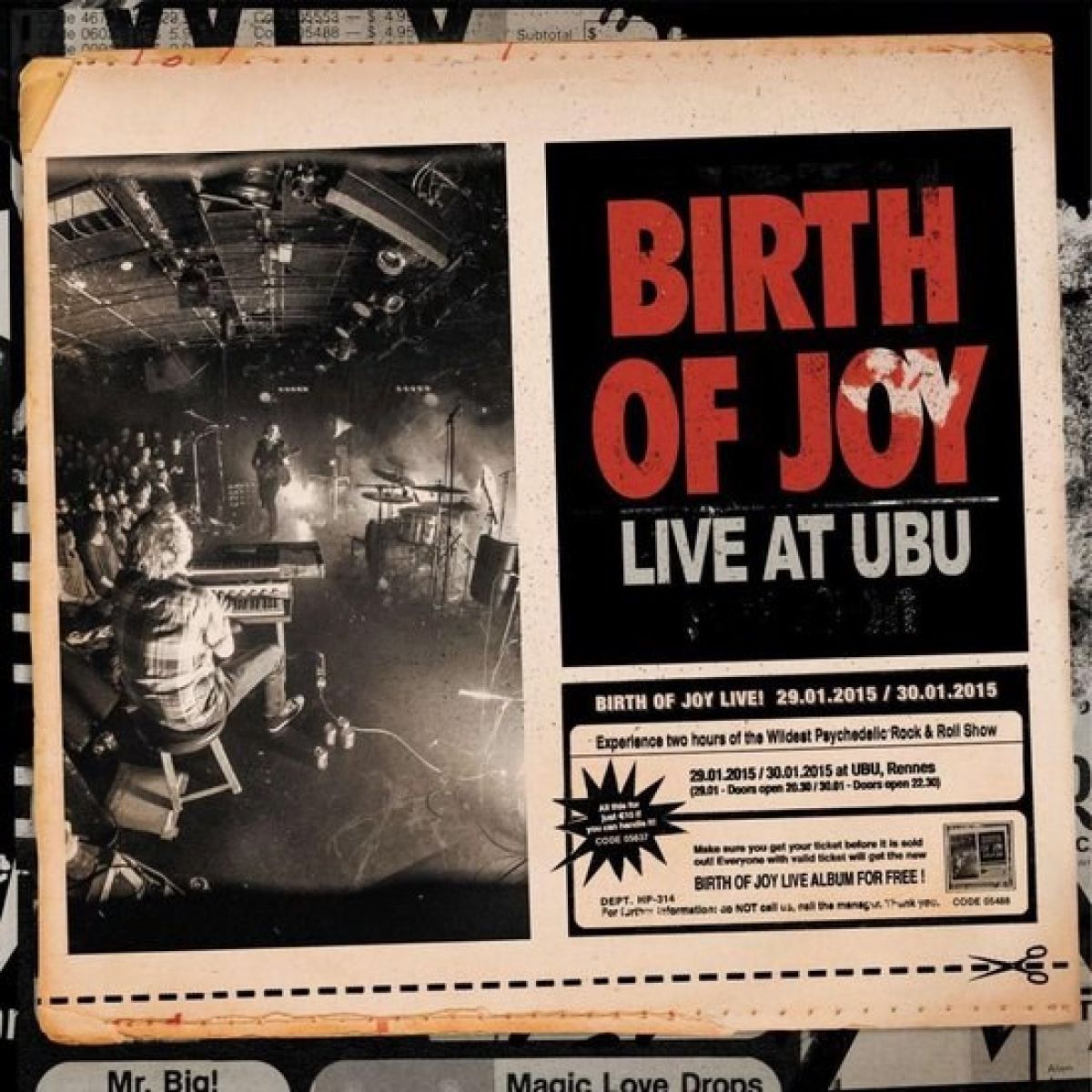 Afbeelding van Birth Of Joy - Live at Ubu