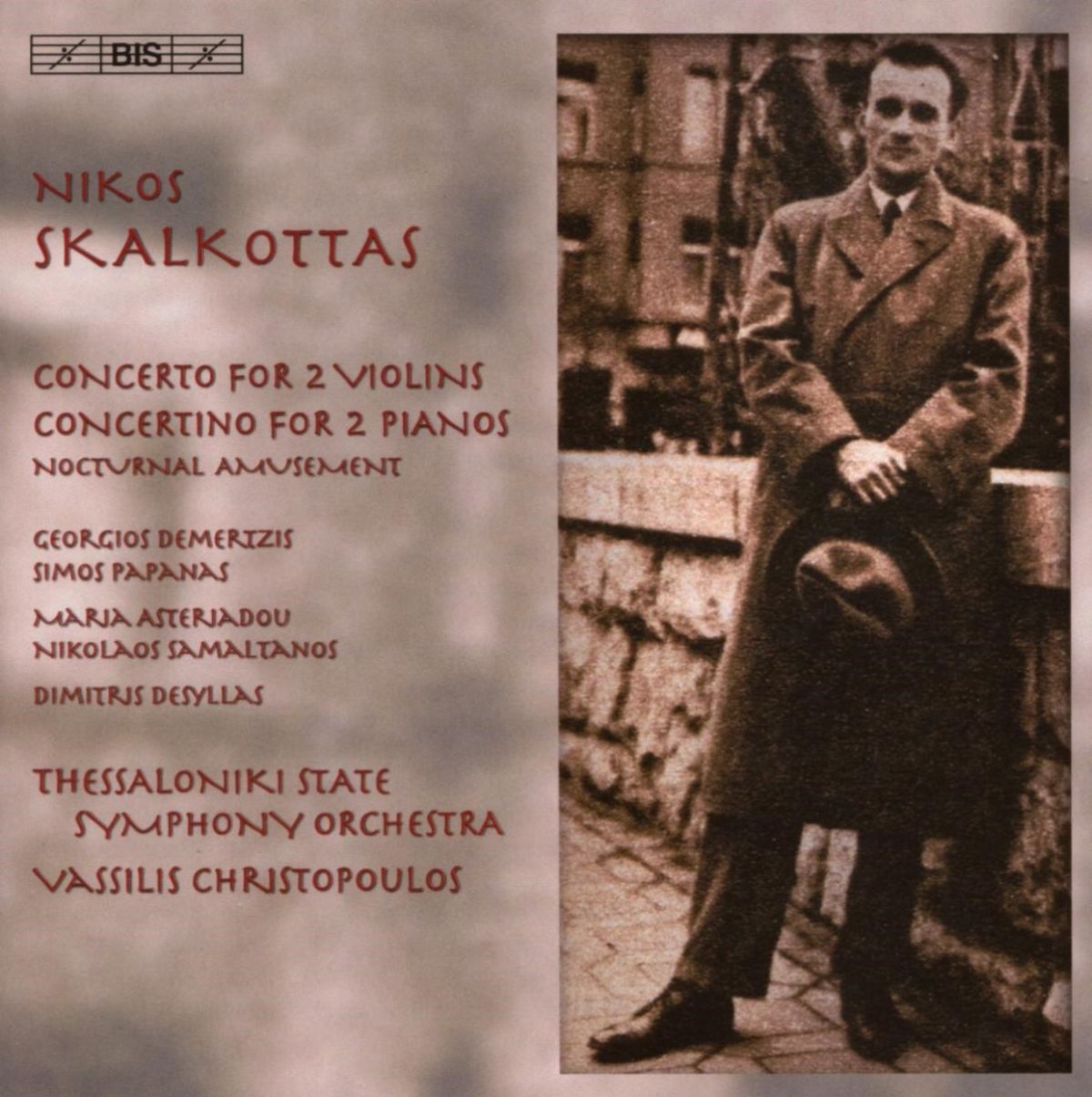 Georgios Demertzis, Thessaloniki State Symphony Orchestra - Skalkottas: Concertos For 2 Voilins & 2 Pianos