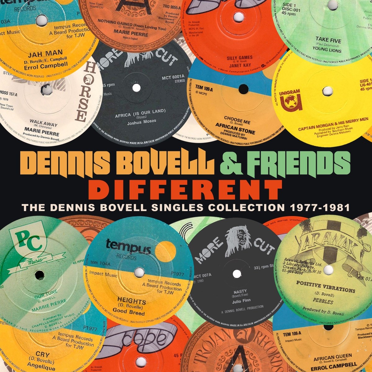 Afbeelding van Dennis Bovell And Friends - Different: The Singles Collection 1977-1981