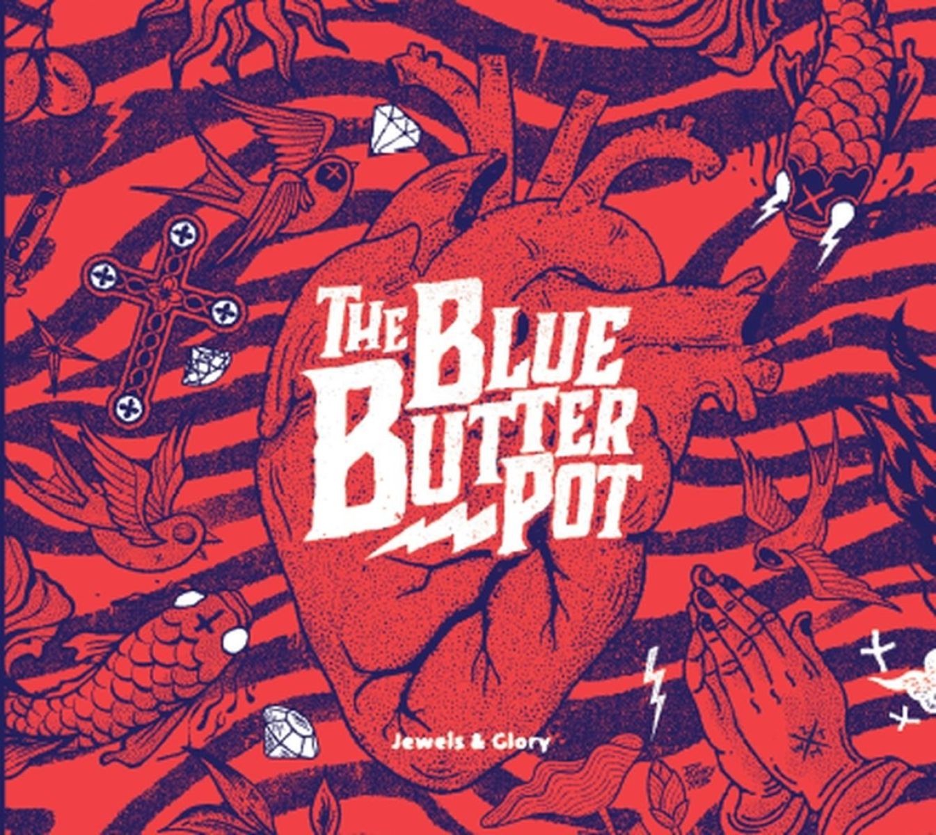 Afbeelding van Blue Butter Pot - Jewels & Glory
