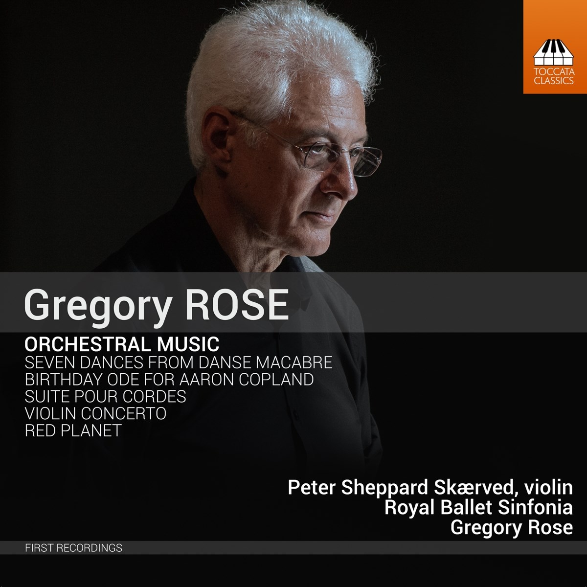 Afbeelding van Peter Sheppard Skærved, Royal Ballet Sinfonia, Gregory Rose - Gregory Rose: Orchestral Music