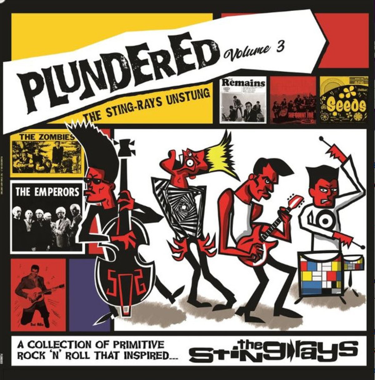 Afbeelding van Various Artists - Plundered Volume 3 - The Sting Rays Unstung