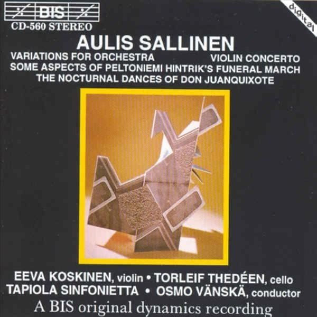 Afbeelding van Torleif Thedéen, Eeva Koskinen, Tapiola Sinfonietta, Osmo Vänskä - Sallinen: Variations For Orchestra