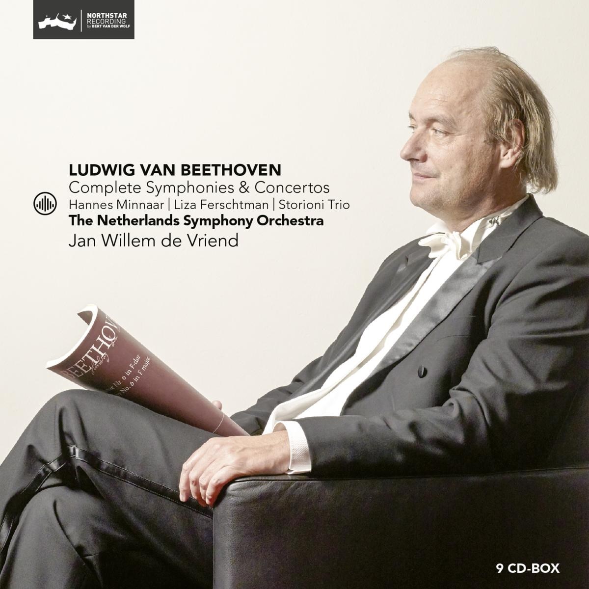 Afbeelding van The Netherlands Symphony Orchestra, Jan Willen de Vriend - Beethoven: Complete Symphonies & Concertos
