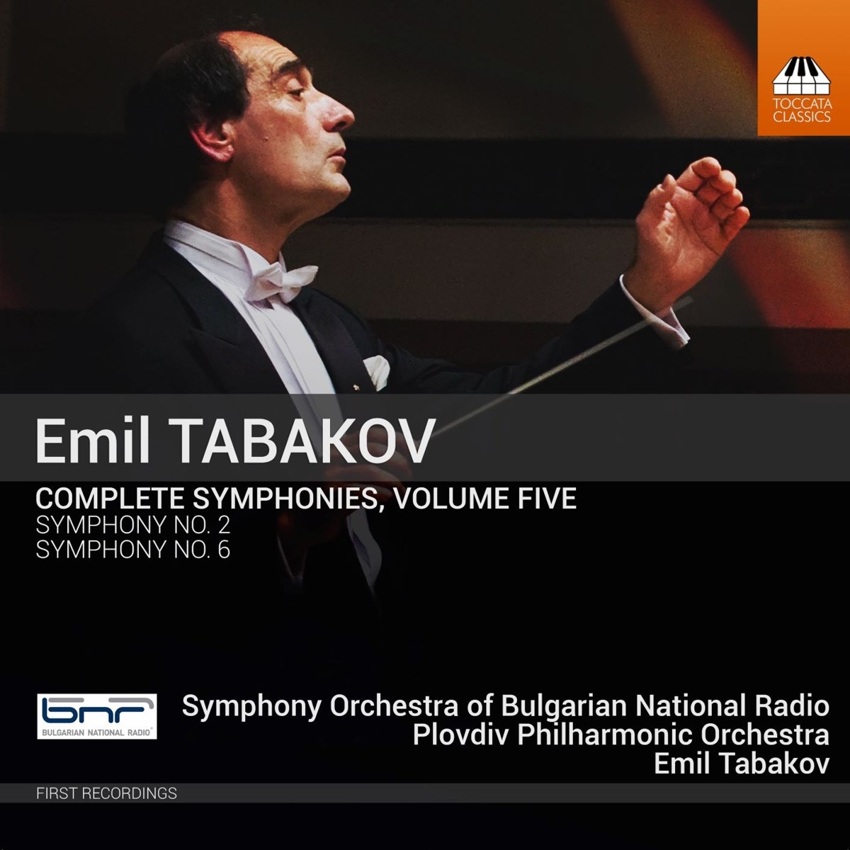 Afbeelding van Symphony Orchestra Of Bulgarian National Radio, Emil Tabakov - Tabakov: Emil Tabakov complete symphonies volume 5