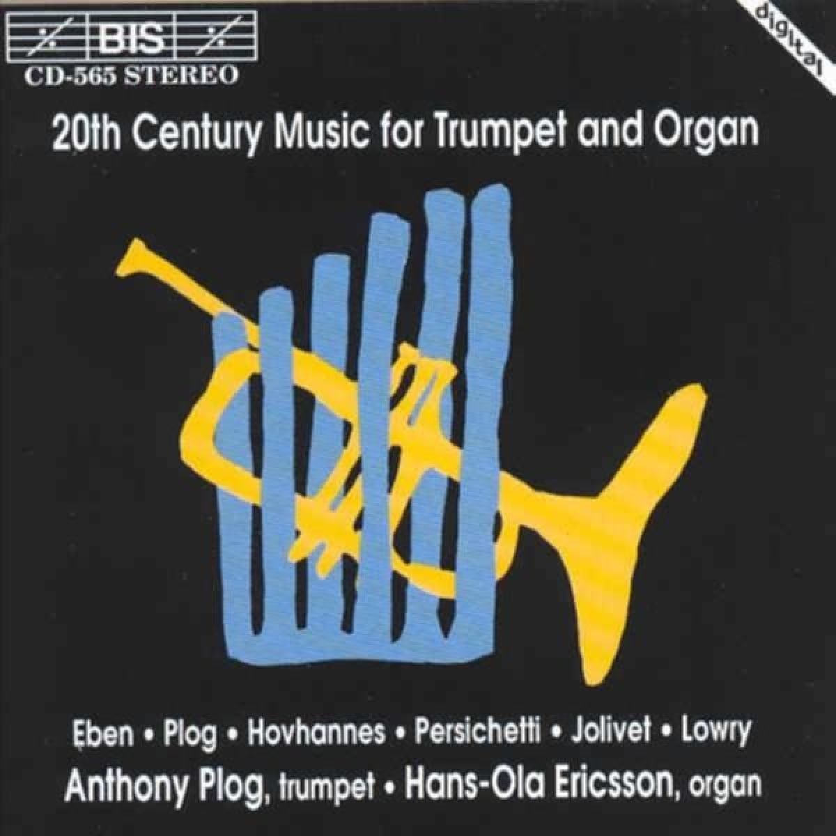 Afbeelding van Anthony Plog & Hans-Ola Ericsson - 20th Century Music For Trumpet And Organ
