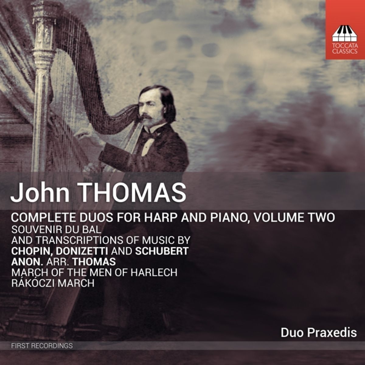 Afbeelding van Duo Praxedis - Thomas: Complete Duos For Harp & Piano, Vol. 2
