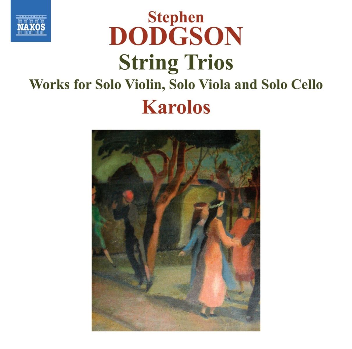 Afbeelding van Karolos - Dodgson: String Trios. Works For Solo Violin, Solo Viola And Solo Cello