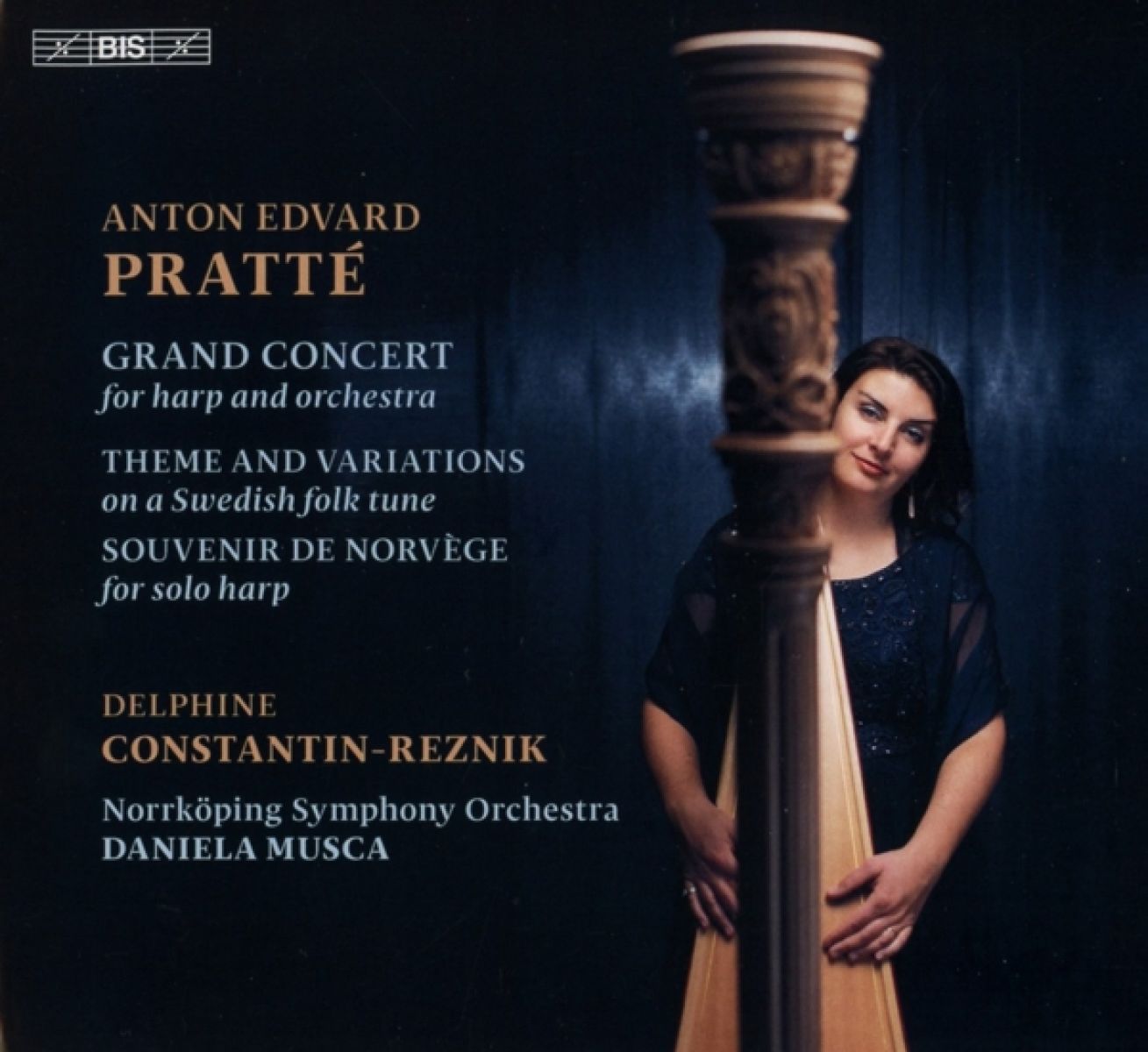 Afbeelding van Nörrkoping Symphony Orchestra - Pratte: Works For The Harp