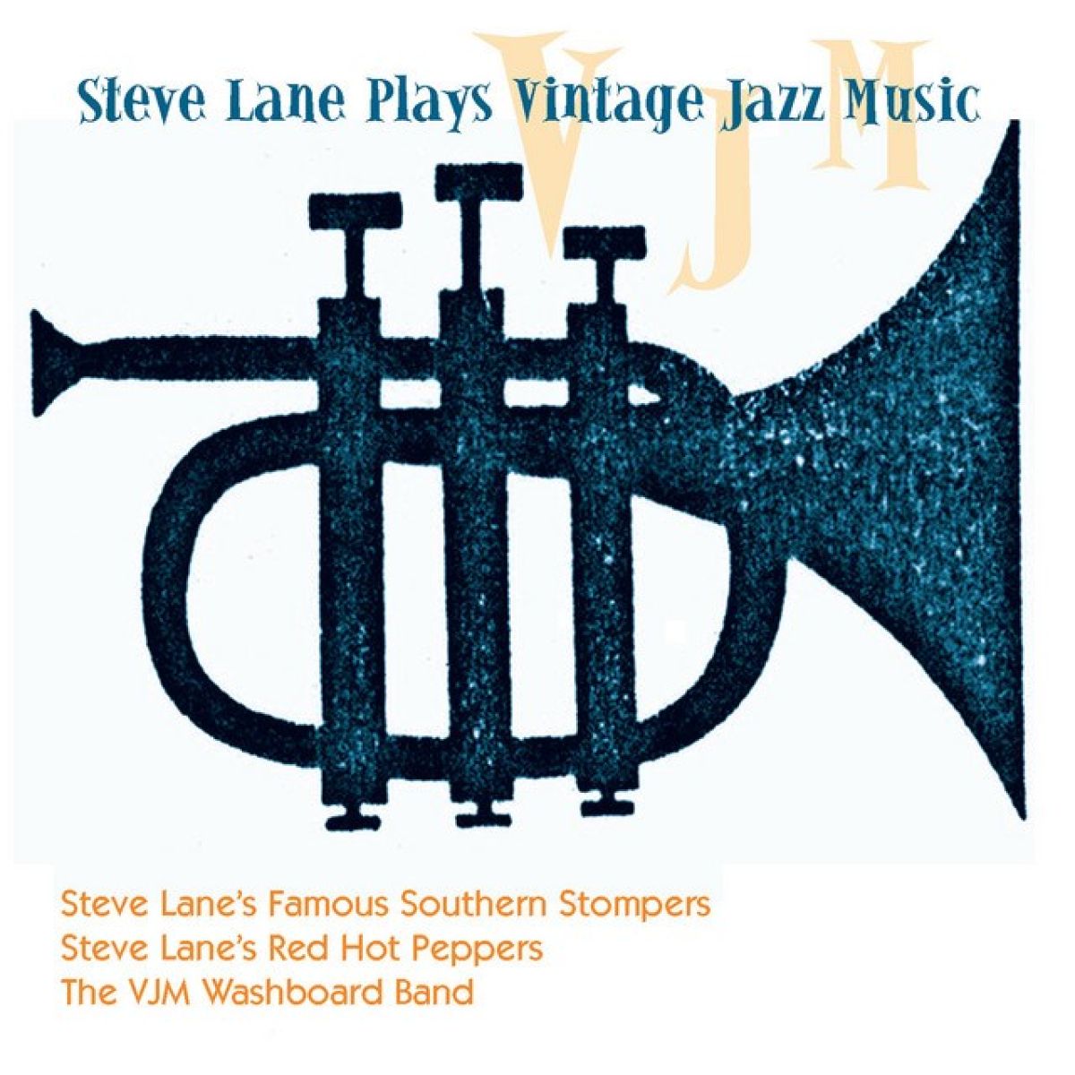 Afbeelding van Steve Lane's Famous Southern Stompers, Red Hot Peppers, VJM Washboard Band - Steve Lane Plays Vintage Jazz Music