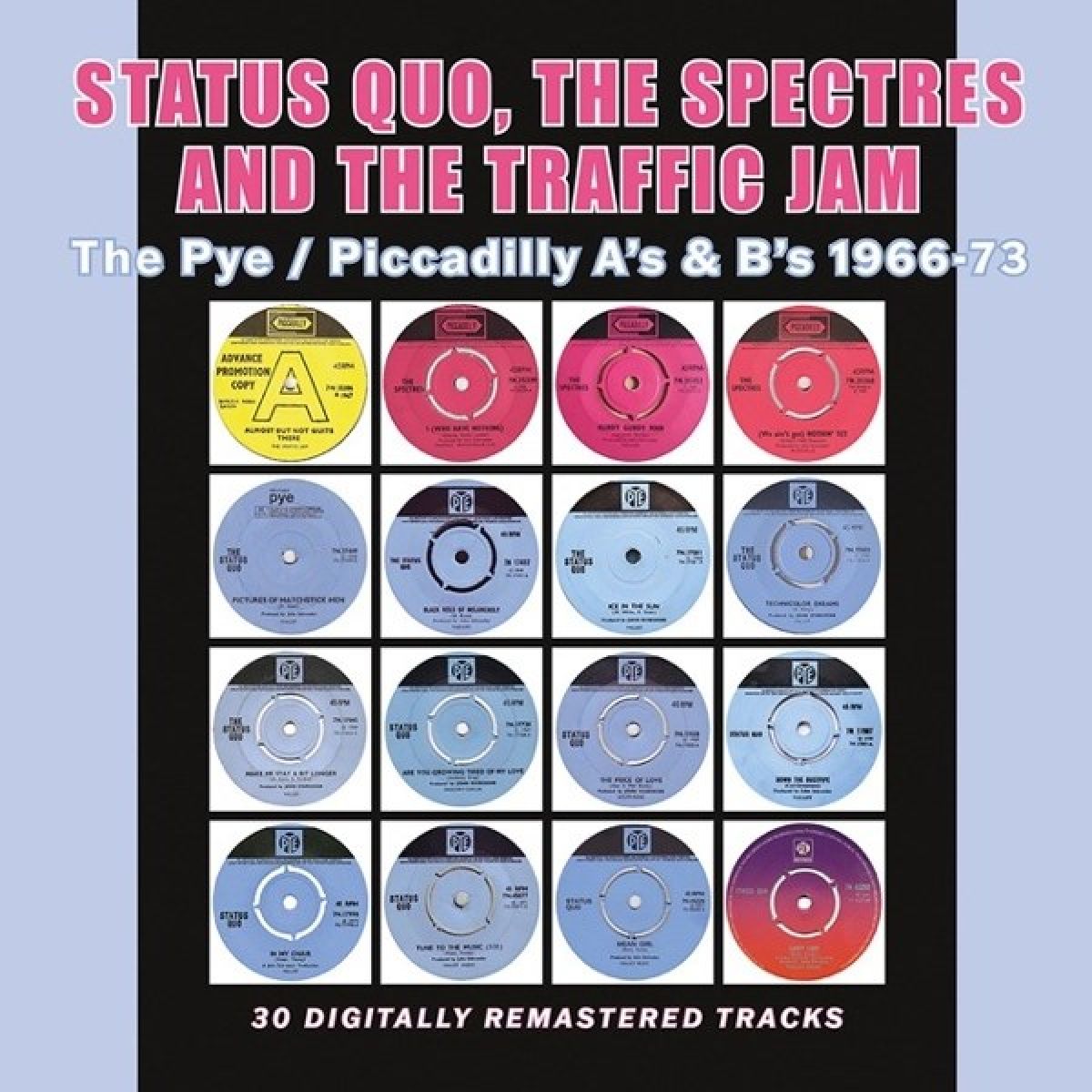 Afbeelding van Status Quo, The Spectres & The Traffic Jam - The Pye / Piccadilly A's & B's 1966-73