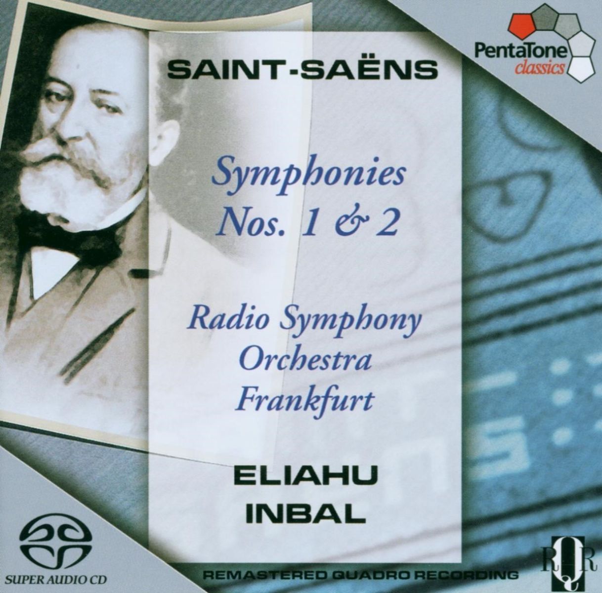 Afbeelding van Radio Symphony Orchestra Frankfurt, Eliahu Inbal - Saint-Saëns: Symphonies 1 & 2