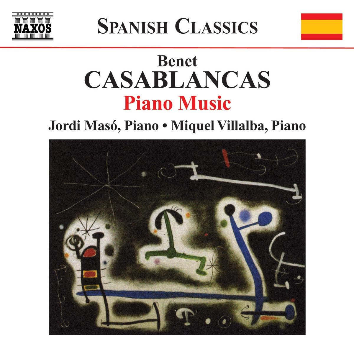 Afbeelding van Jordi Masó & Miquel Villalba - Casablancas: Piano Music