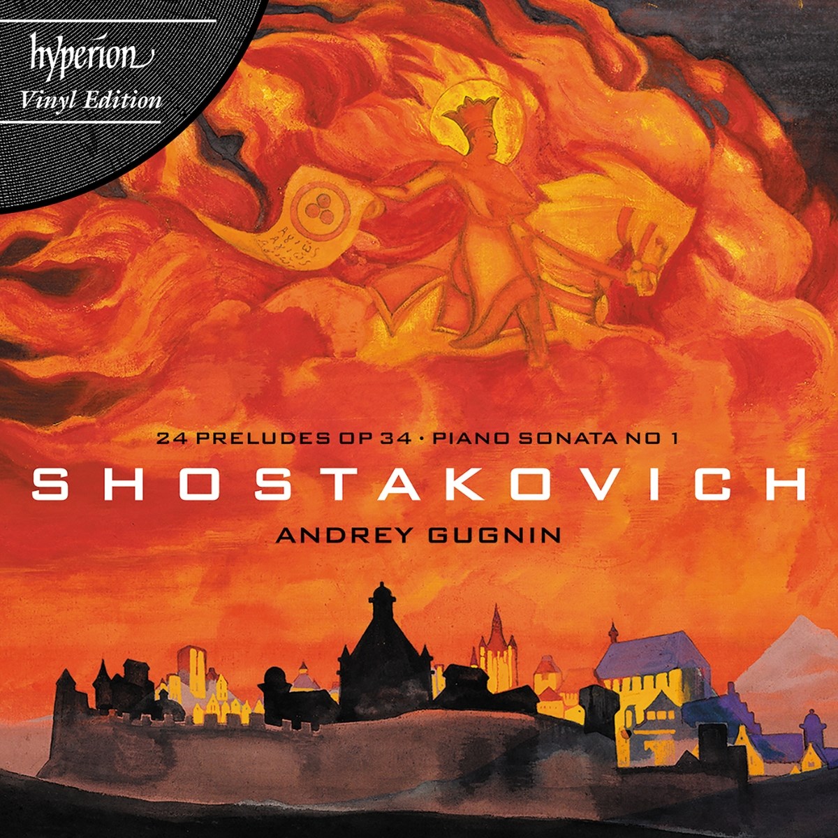 Afbeelding van Andrey Gugnin - Shostakovich: 24 Preludes Op. 34 / Piano Sonatas No. 1