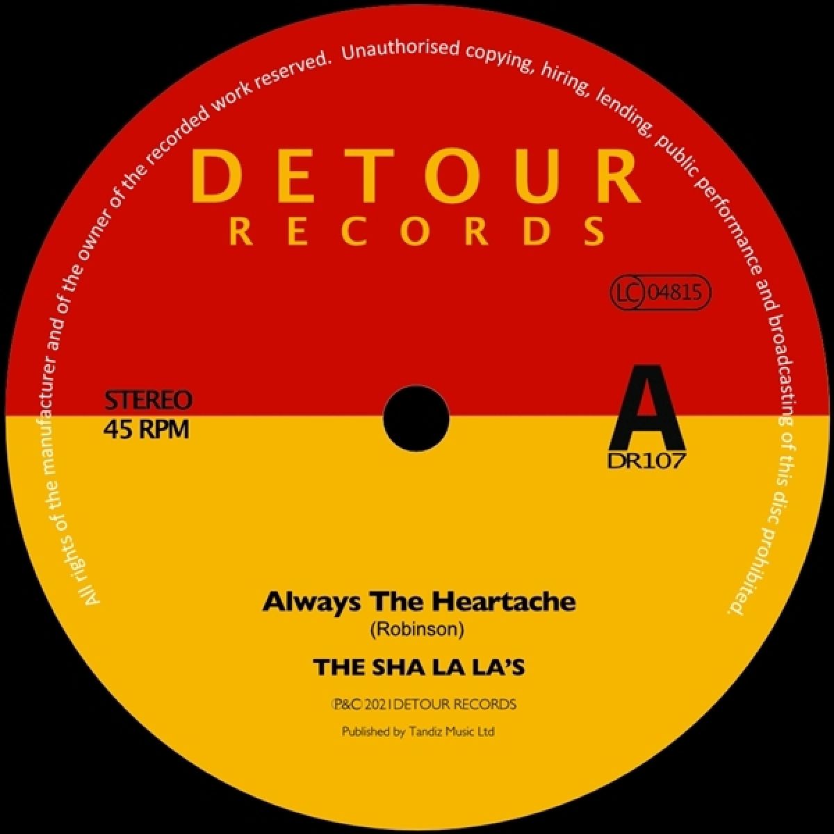 Afbeelding van The Sha La La's - Always The Heartache