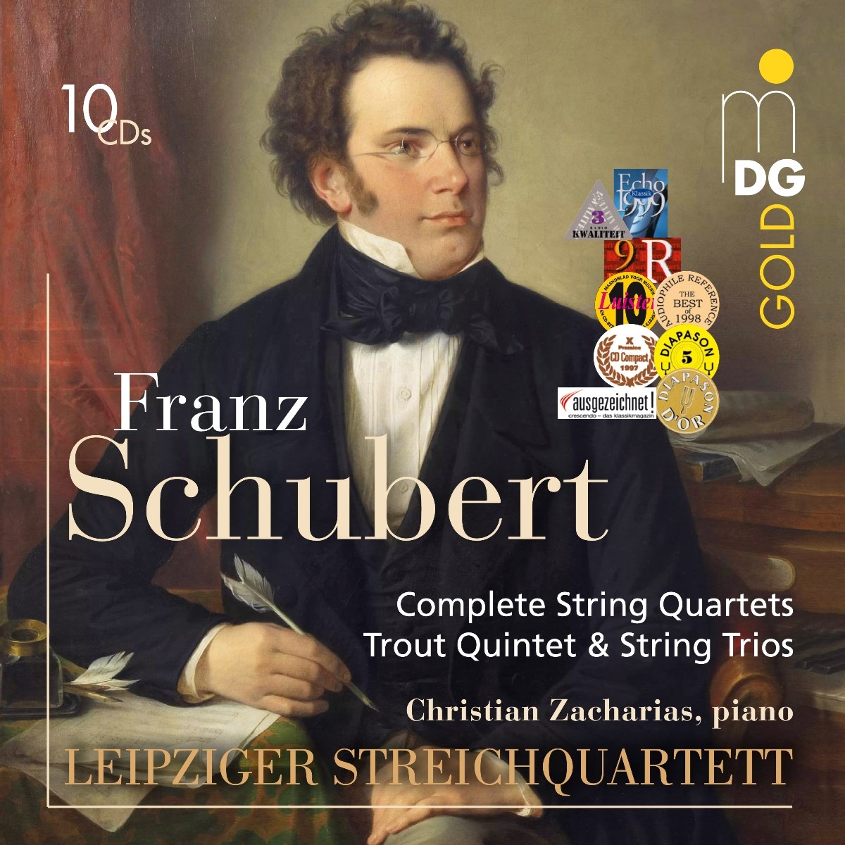 Afbeelding van Christian Zacharias, Leipziger Streichquartett - Schubert: Complete String Quartets & Trout Quintet