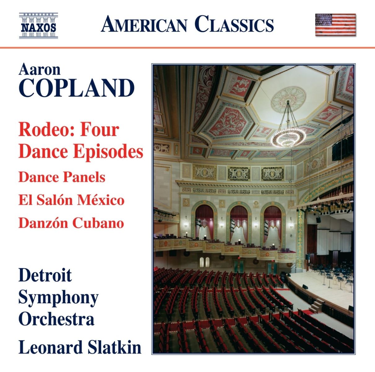 Afbeelding van Detroit Symphony Orchestra, Leonard Slatkin - Copland: Rodeo|Four Dance Episodes