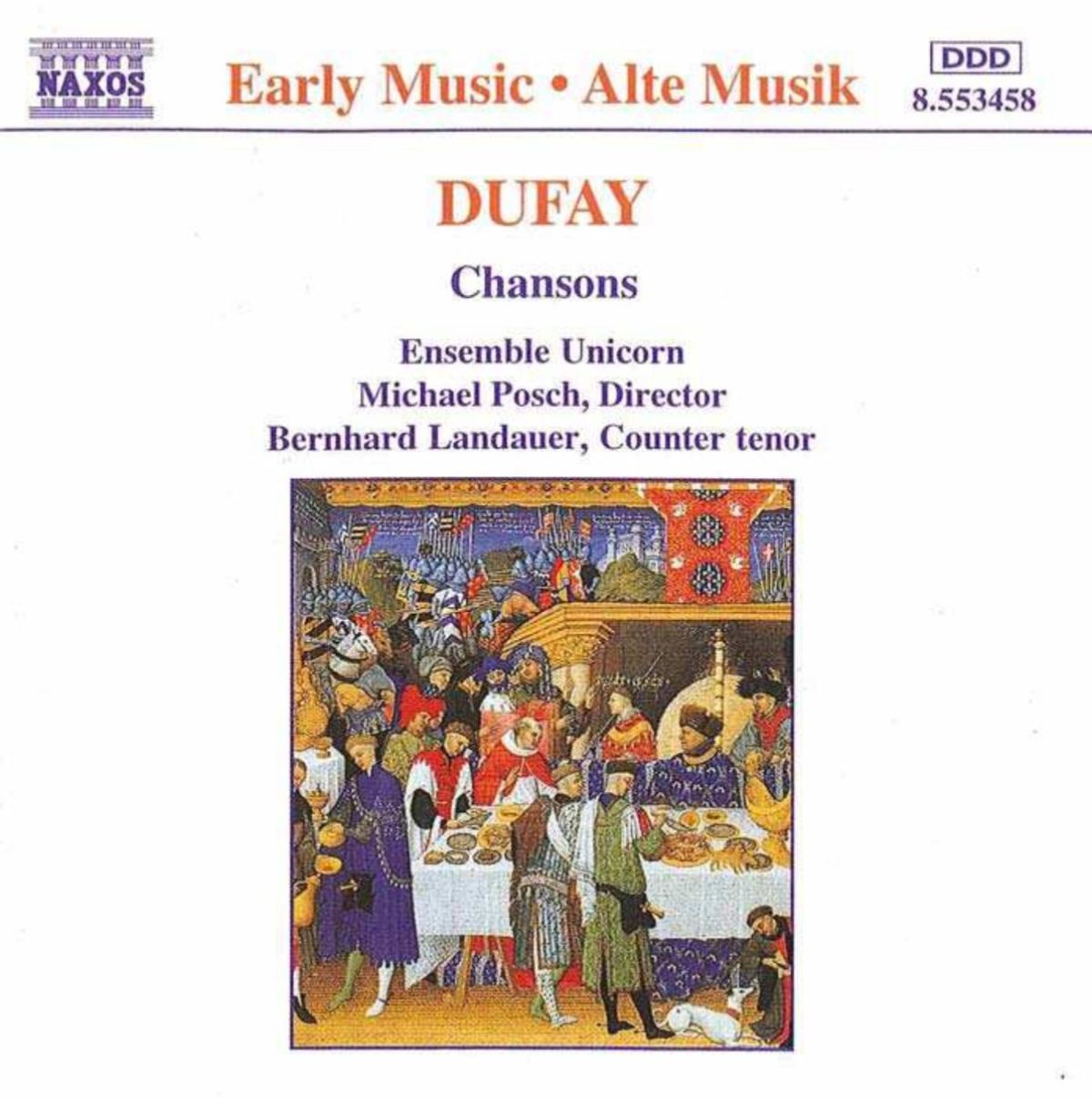 Afbeelding van Ensemble Unicorn - Dufay: Chansons