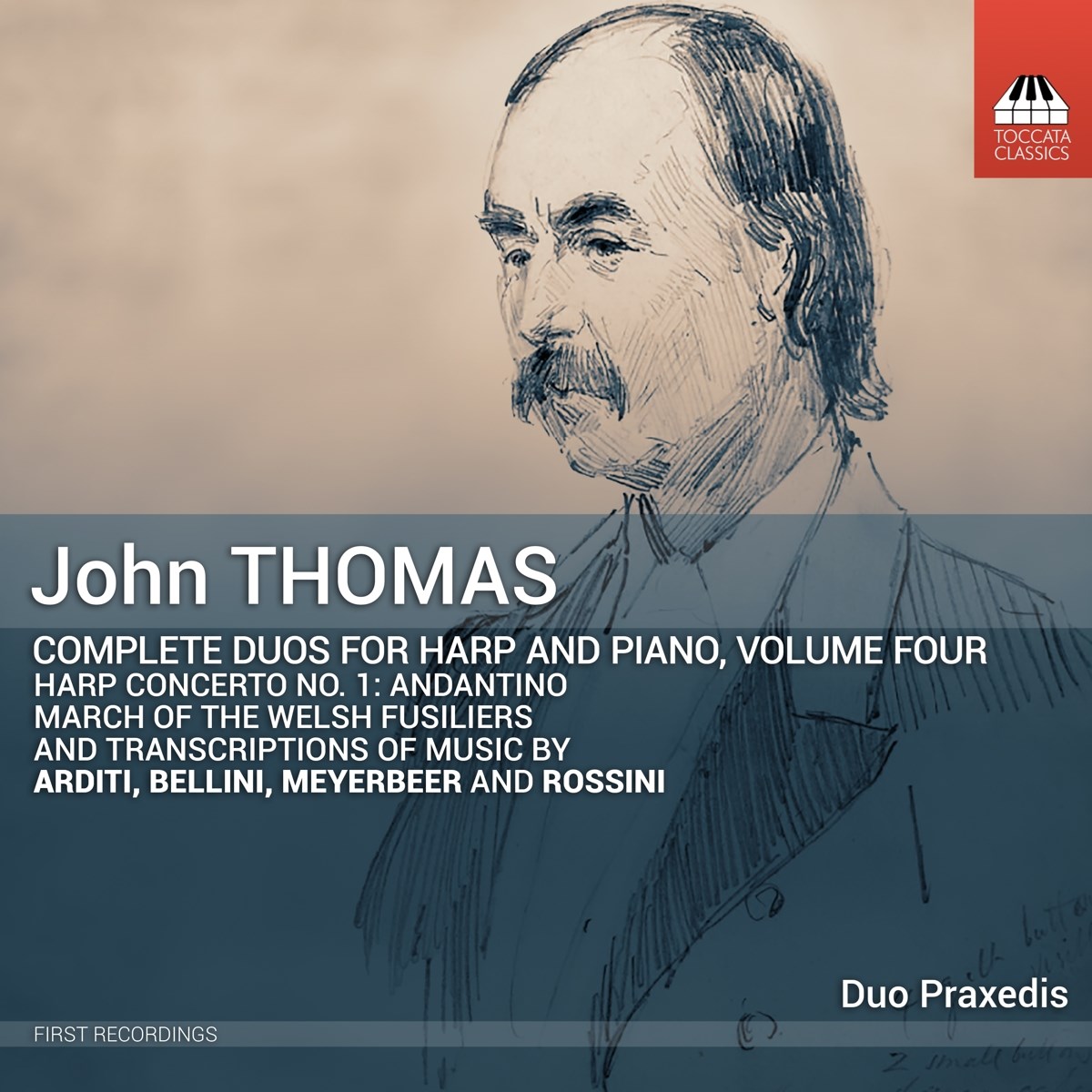 Afbeelding van Duo Praxedis - Thomas: Complete Duos For Harp & Piano, Vol. 4