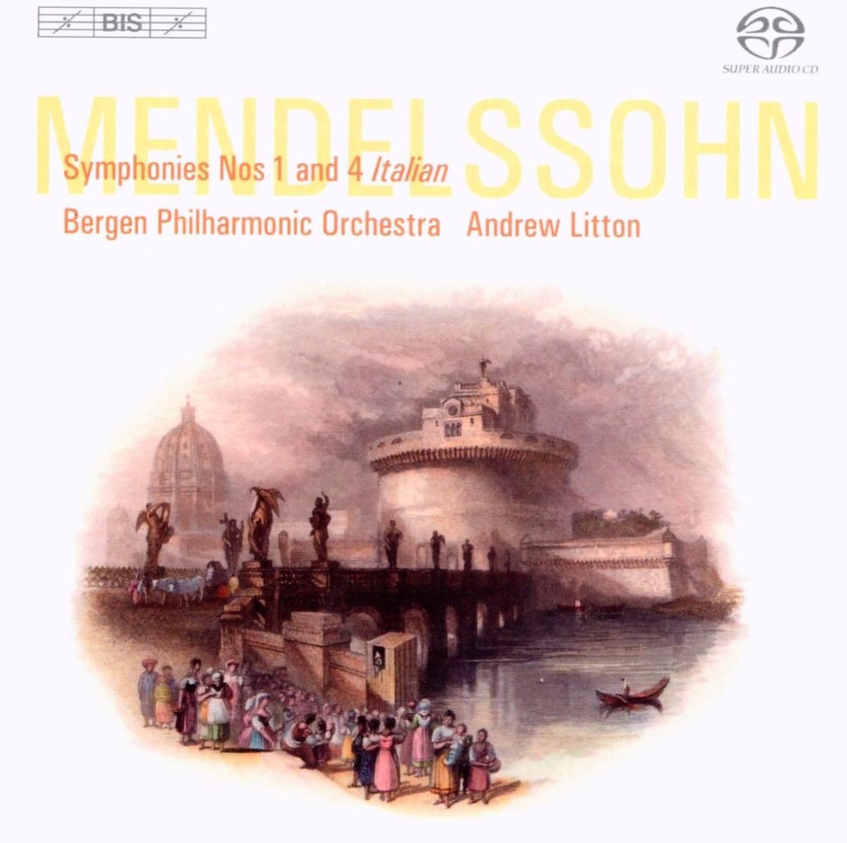 Afbeelding van Bergen Philharmonic Orchestra, Andrew Litton - Bartholdy: Symphonies Nos.1 & 4