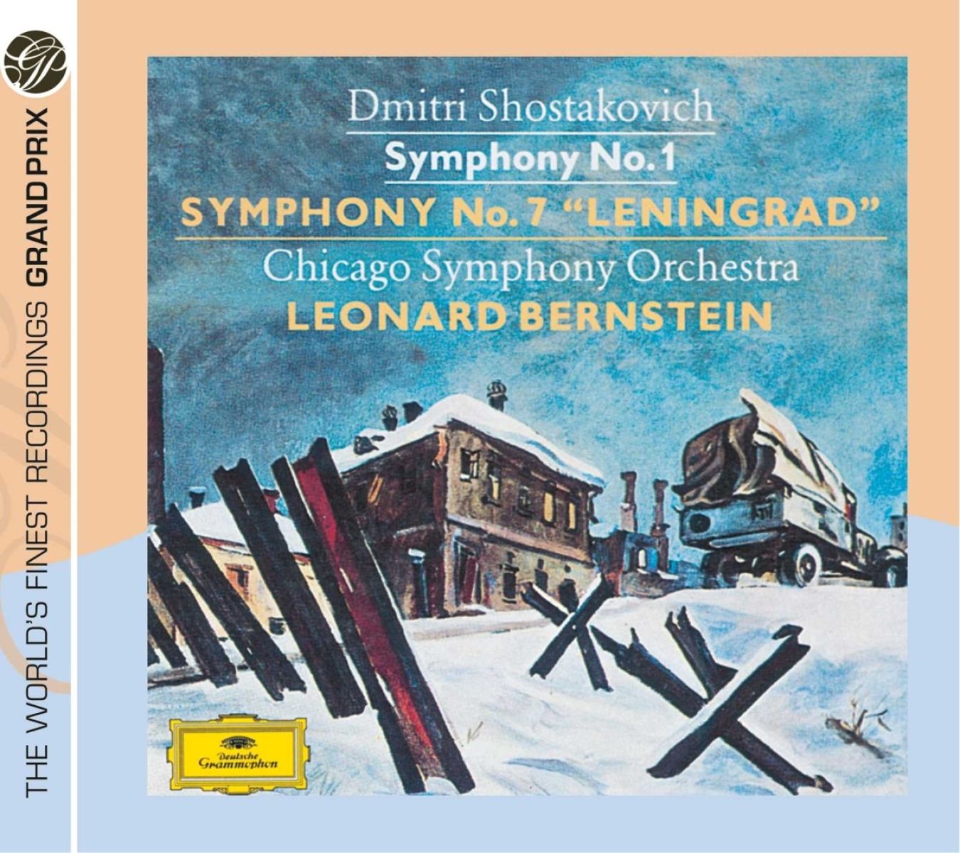 Afbeelding van Chicago Symphony Orchestra, Leonard Bernstein - Shotakovich: Symphonies Nos.1 & 7 'Leningrad'