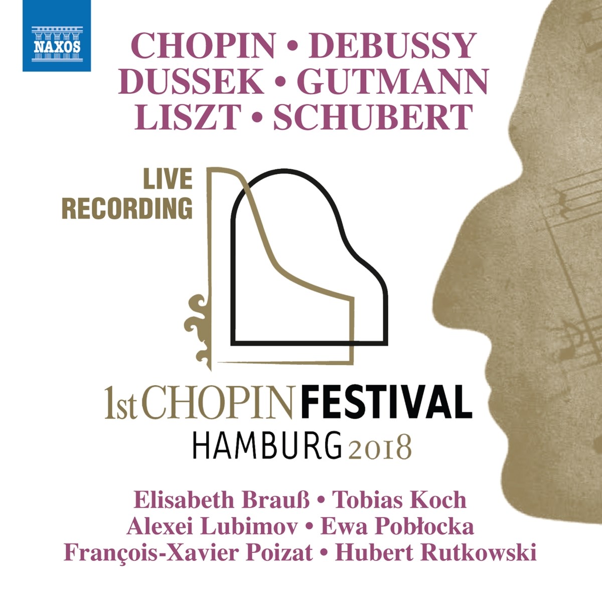 Afbeelding van Elisabeth Brauss & Tobias Koch, Alexai Lubimov - 1st Chopin Festival Hamburg 2018
