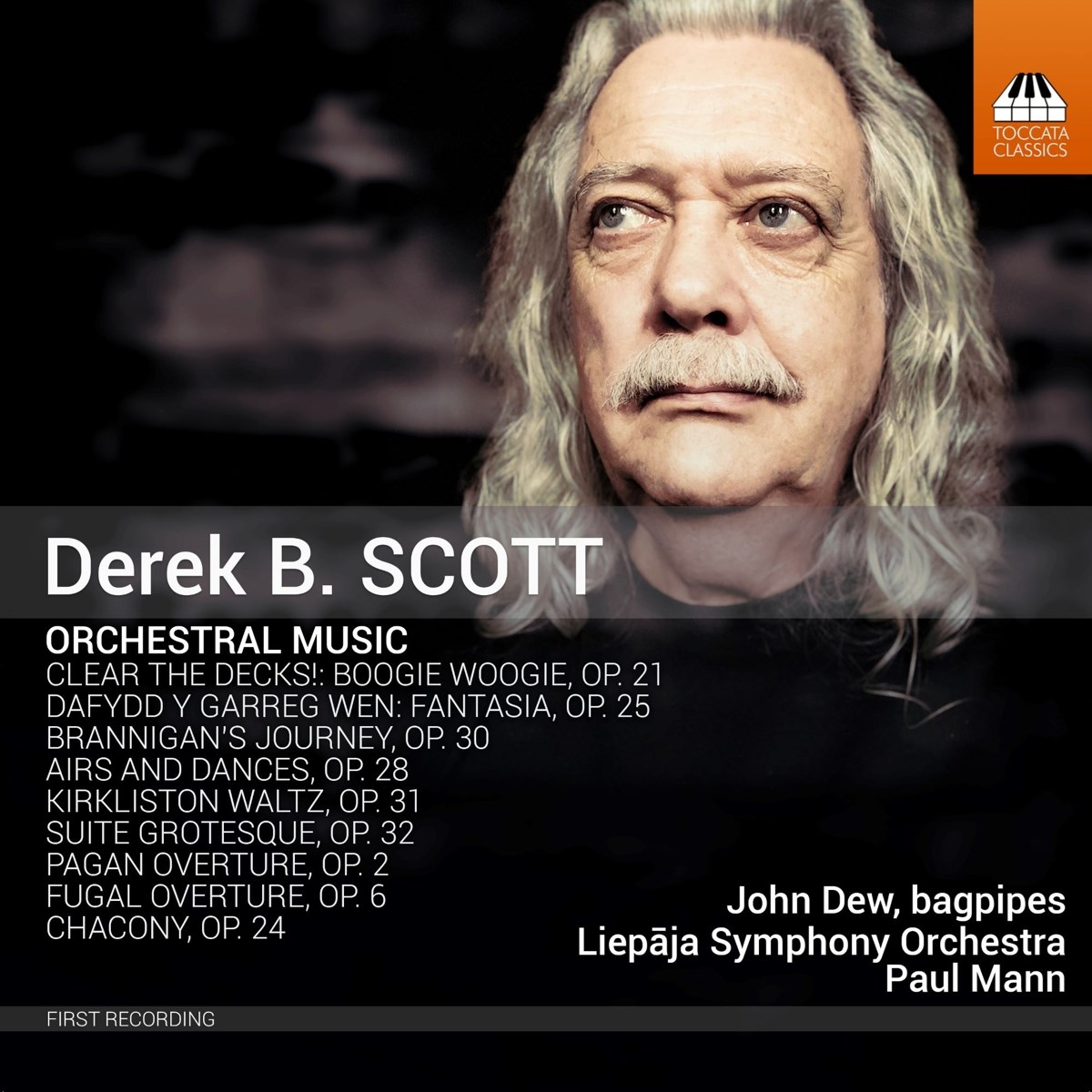 John Dew, Liepaja Symphony Orchestra, Paul Mann - Scott: Orchestral Music