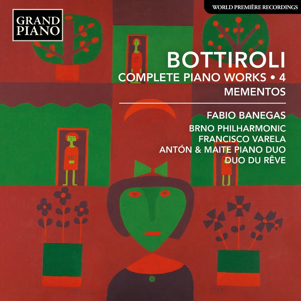 Afbeelding van Fabio Banegas, Duo Du Reve, Anton And Maite Piano Duo, Brno Philharmonic Orchestra - Bottiroli: Complete Piano Works, Vol. 4