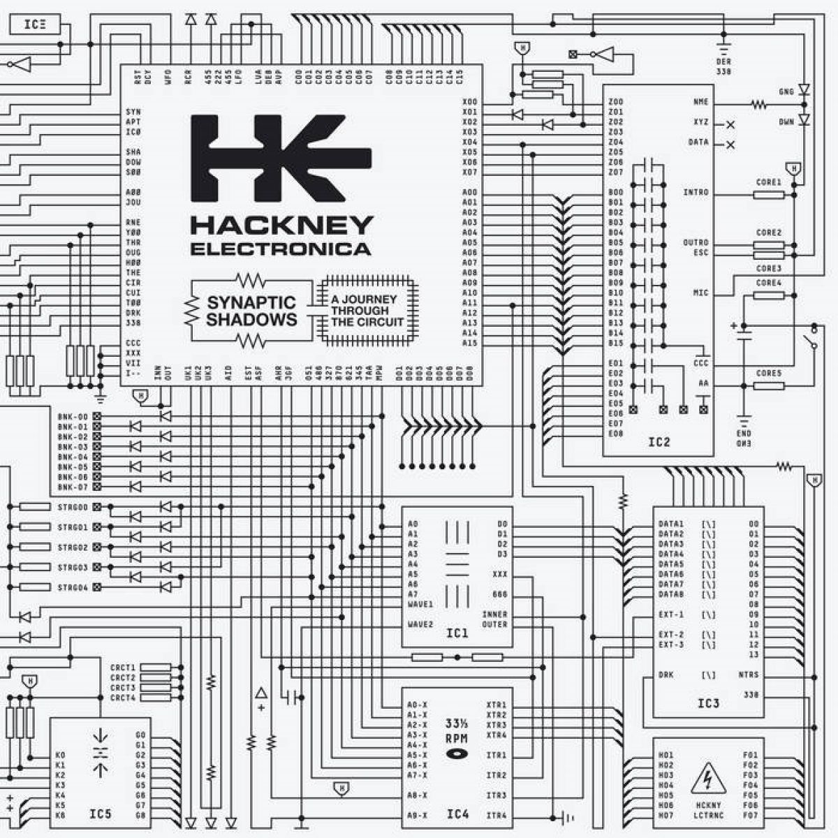 Afbeelding van Hackney Electronica - Synaptic Shadows EP
