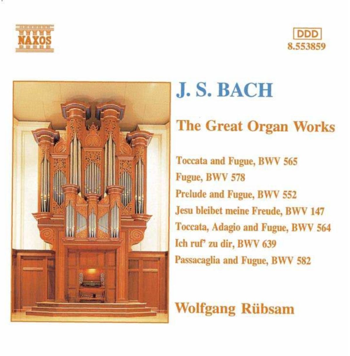 Wolfgang Rübsam - J.S. Bach: Great Organ Works