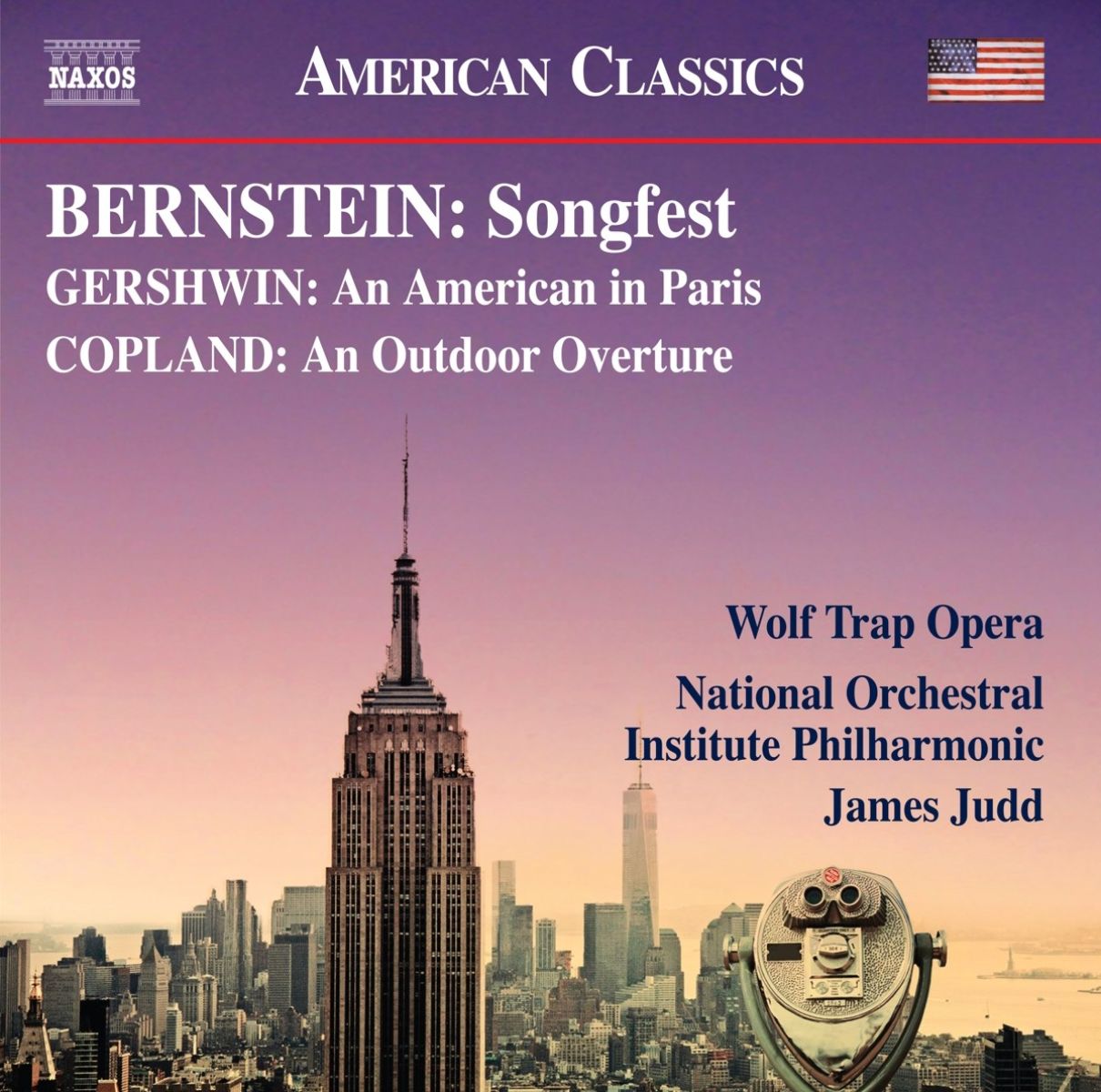 Afbeelding van Wolf Trap Opera, National Orchestral Institute Philharmonic, James Judd - Bernstein: Songfest