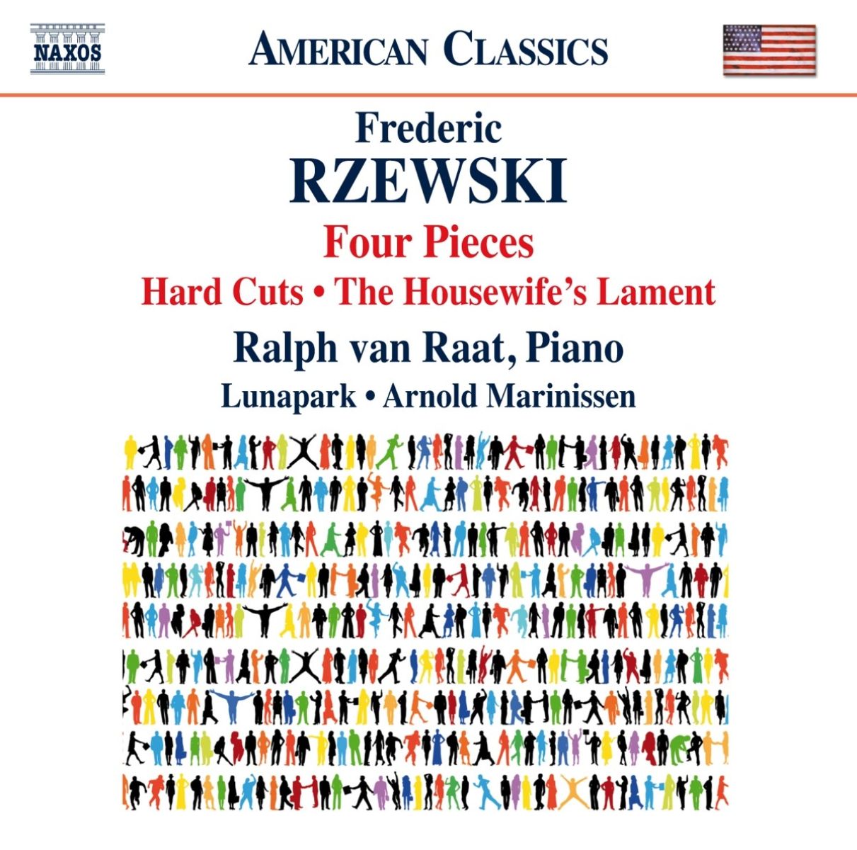 Ralph van Raat, Lunapark, Arnold Marinissen - Rzewski: Four Pieces | Hard Cuts | The Housewives' Lament