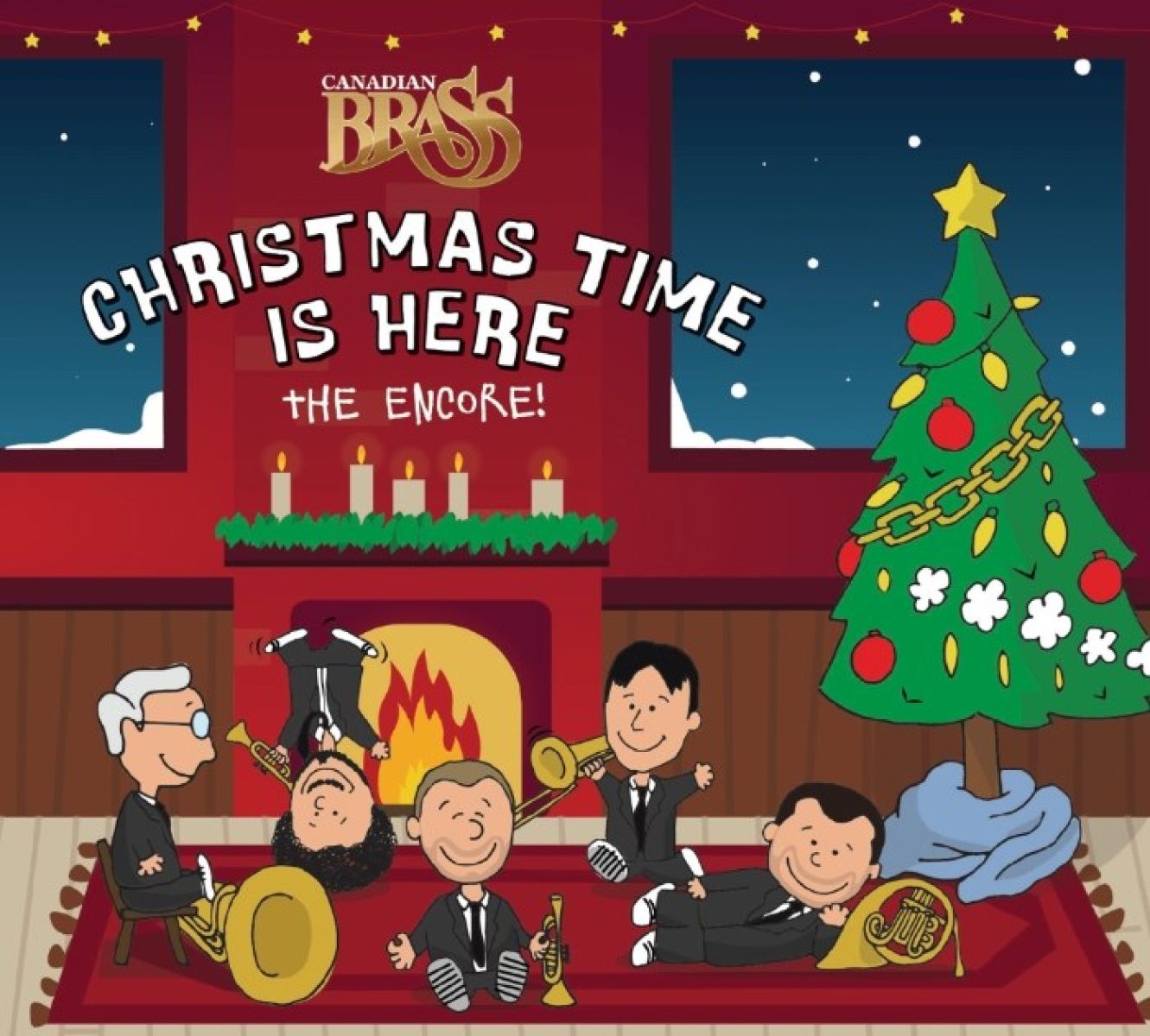Afbeelding van The Canadian Brass - Christmas Time Is Here - The Encore!