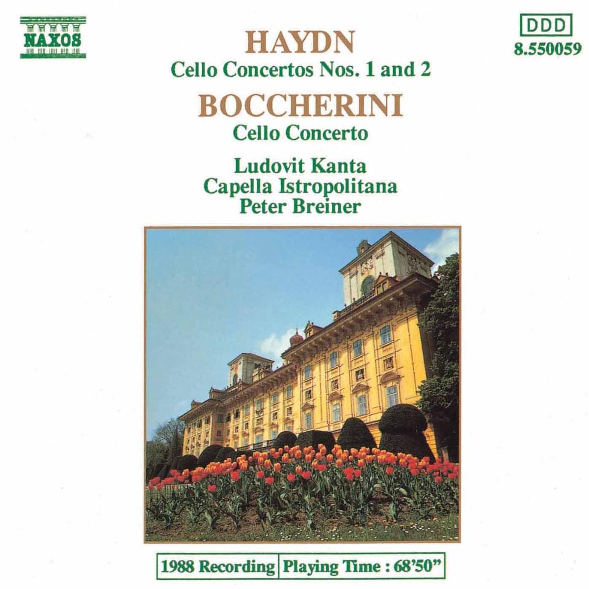 Afbeelding van Ludovit Kanta, Capella Istropoltana, Peter Bruiener - Hayds: Cello Concertos Nos. 1 and 2 | Boccherini: Cello Concerto