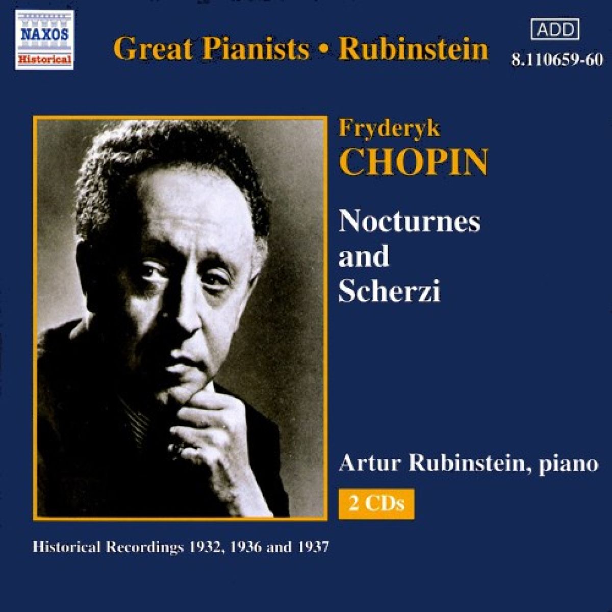 Afbeelding van Arthur Rubinstein - Chopin: Nocturnes & Scherzi
