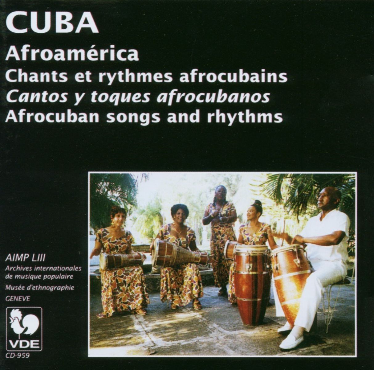 Afbeelding van Cuba-Afrocuban Songs And Rhythms