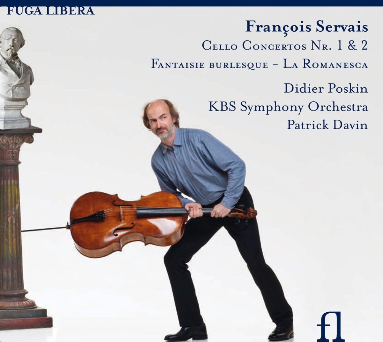 Afbeelding van Didier Poskin, KBS Symphony Orchestra, Patrick Davin - Servais: Cello Concertos Nr.1 & 2 | Fantaisie Burlesque - La Romanesca