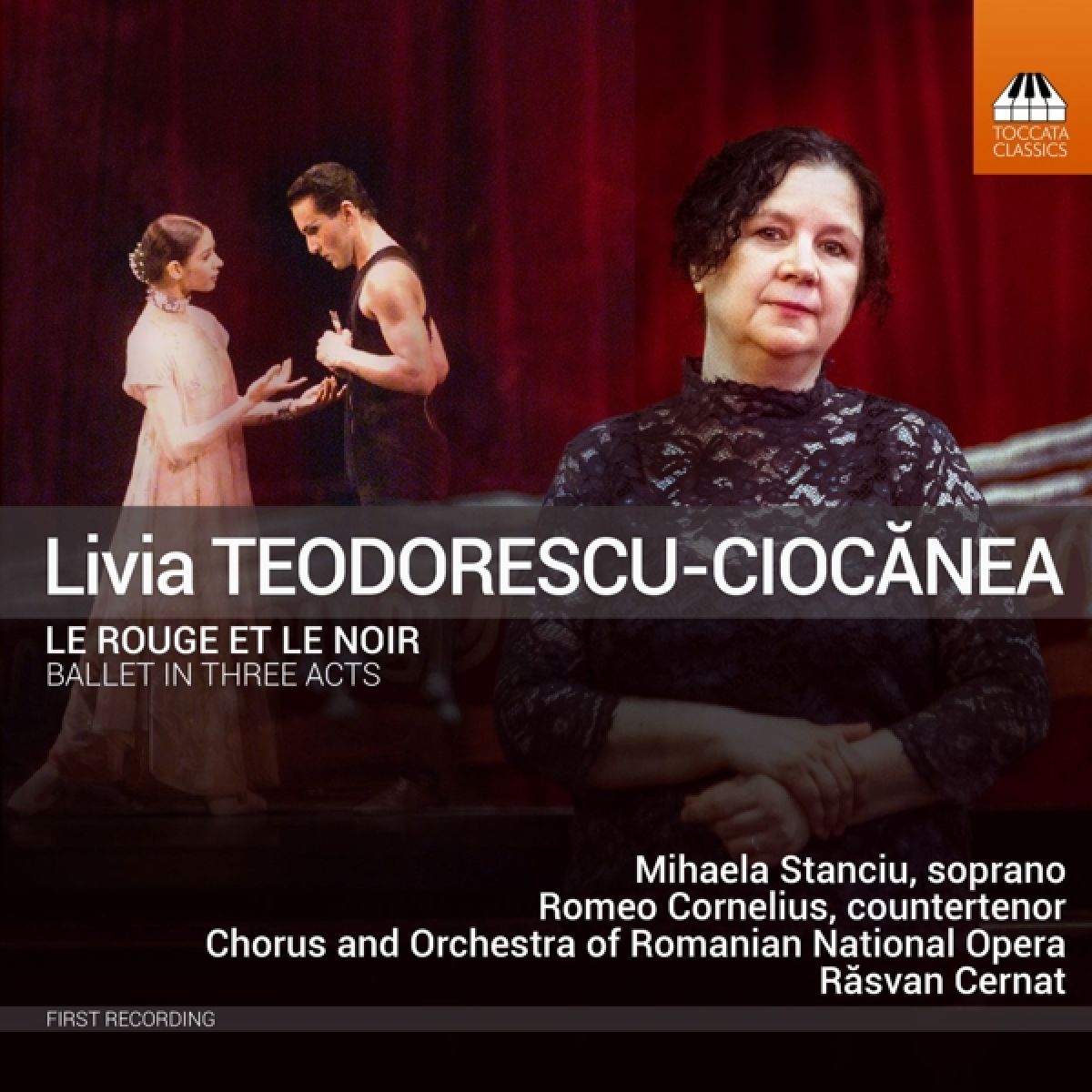 Afbeelding van Mihaela Stanciu, Romeo Vlasut-Cornelius, Corul Operei Române, Orchestra Operei Române, Razvan Cernat - Teodorescu-Ciocanea: Le Rouge Et Le Noir (Ballet In Three Acts)