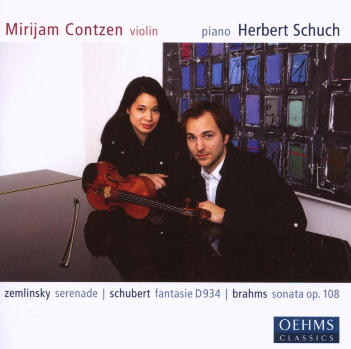 Mirijam Contzen & Herbert Schuch - Brahms: Serenade For Violin And Piano | Fantasie D934 | Sonata Op.108