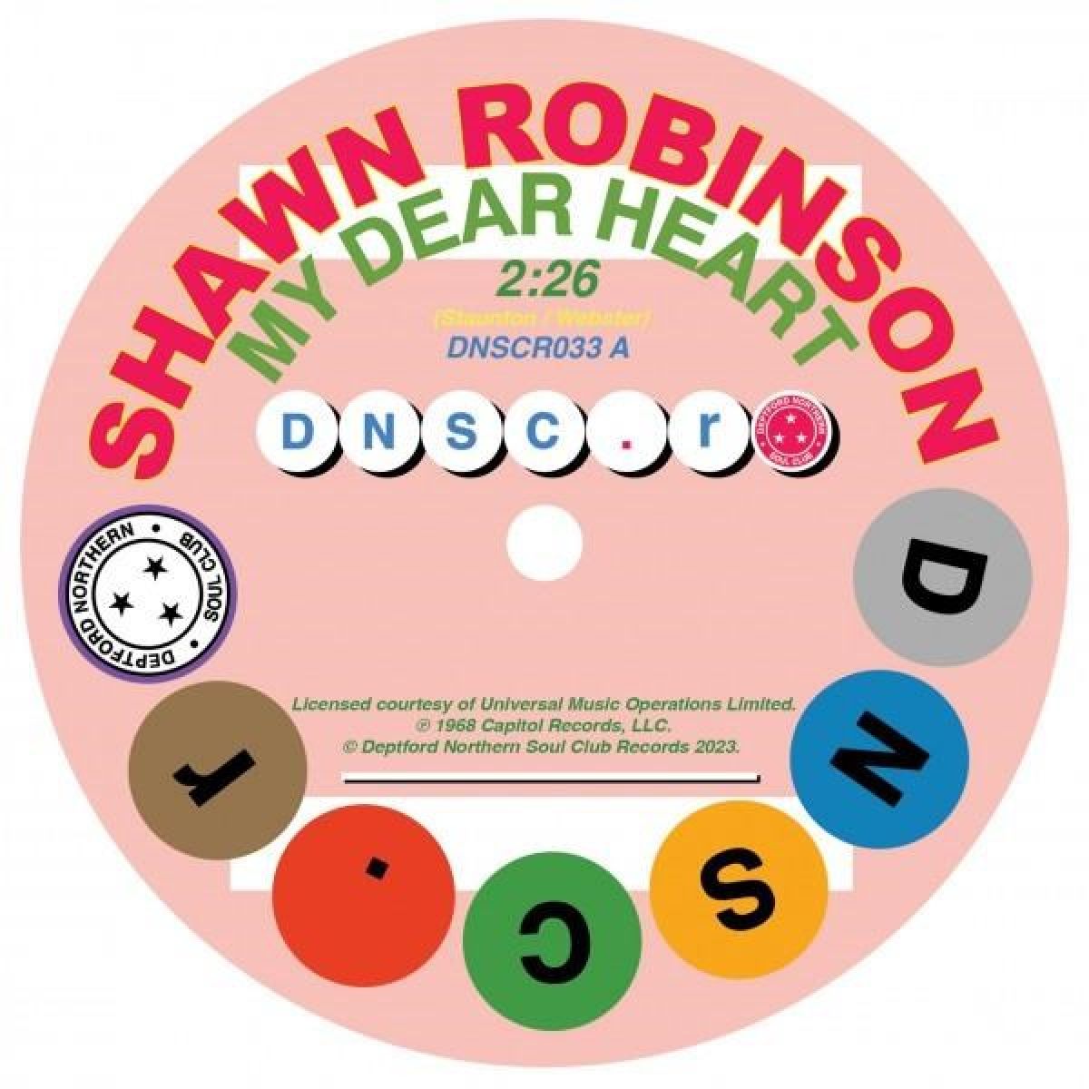 Afbeelding van Shawn Robinson & Bessie Banks - My Dear Heart / I Can’t Make It (Without You Baby)