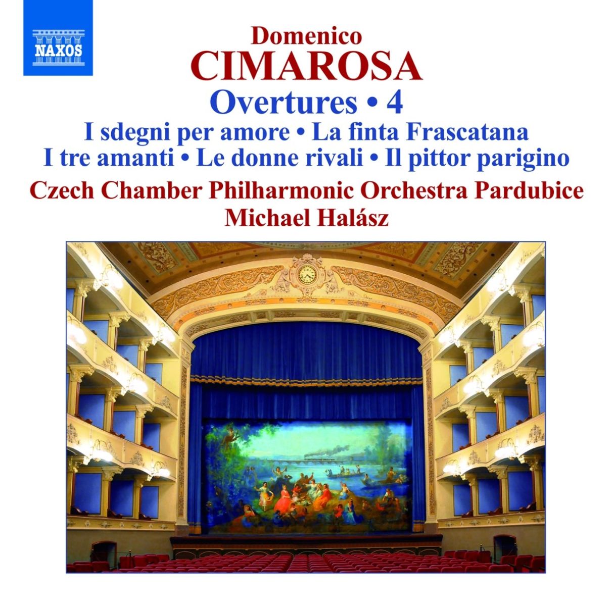 Afbeelding van Czech Chamber Philharmonic Orchestra Pardubice, Michael Halász - Cimarosa: Overtures 4