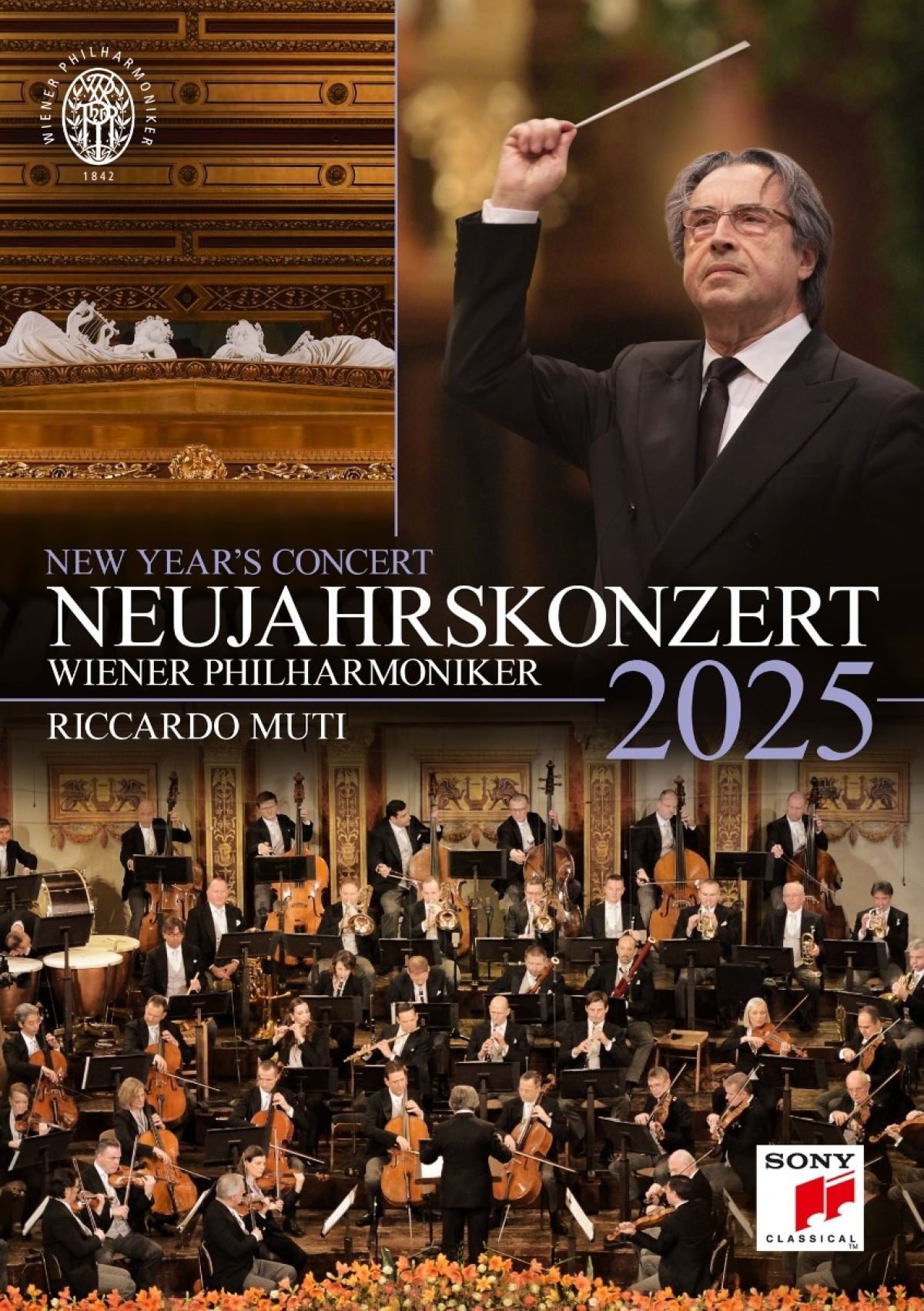 Afbeelding van Wiener Philharmoniker, Riccardo Muti - Neujahrskonzert 2025 / New Year's Concert 2025