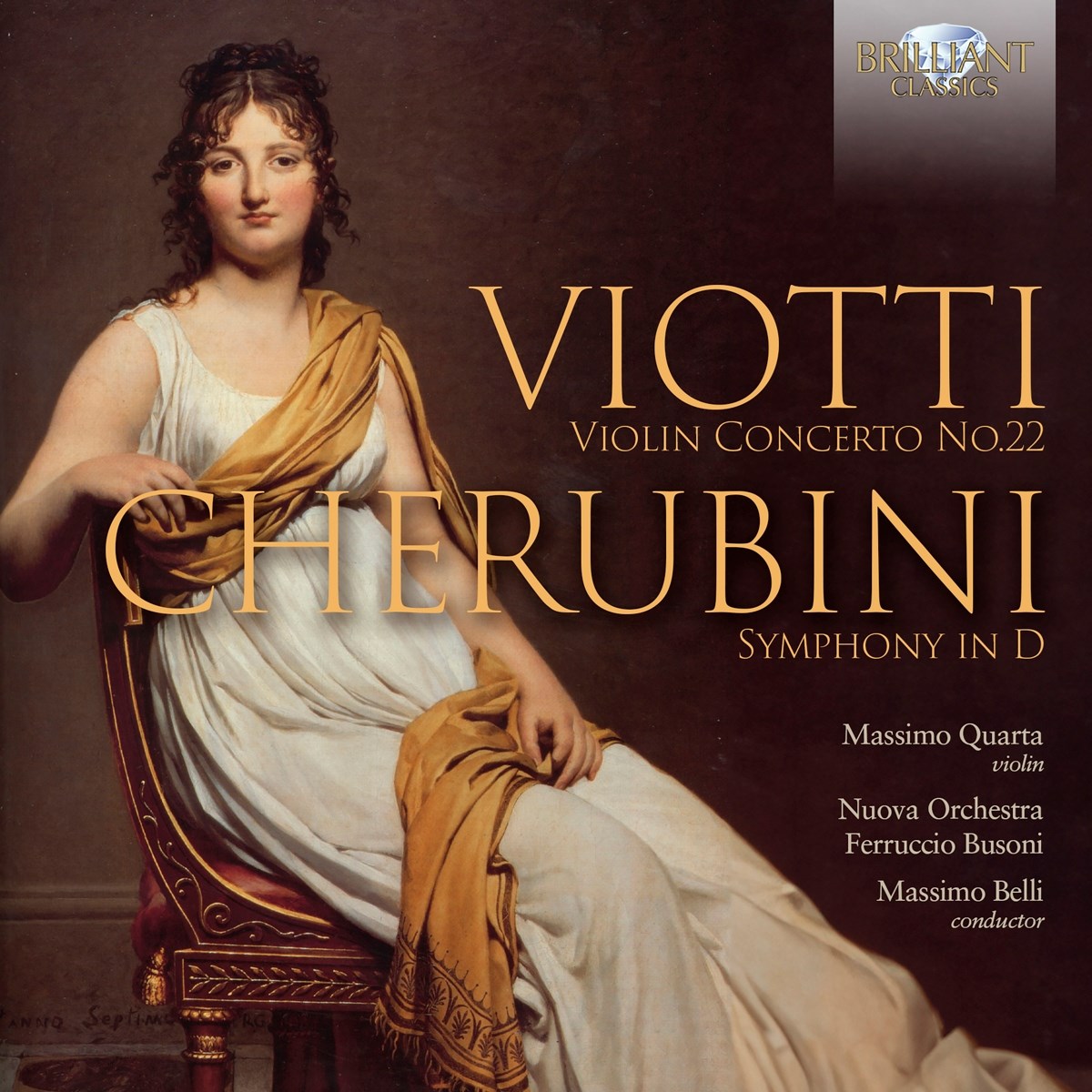 Afbeelding van Massimo Quarta, Nuova Orchestra Da Camera Ferruccio Busoni, Massimo Belli - Viotti: Violin Concerto No.22 | Cherubini: Symphony