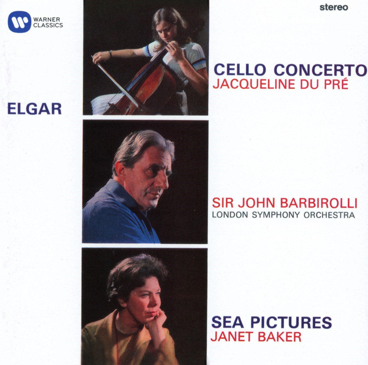 Jacqueline Du Pré, Janet Baker, London Symphony Orchestra, Sir John Barbirolli - Cello Concerto - Sea Pictures