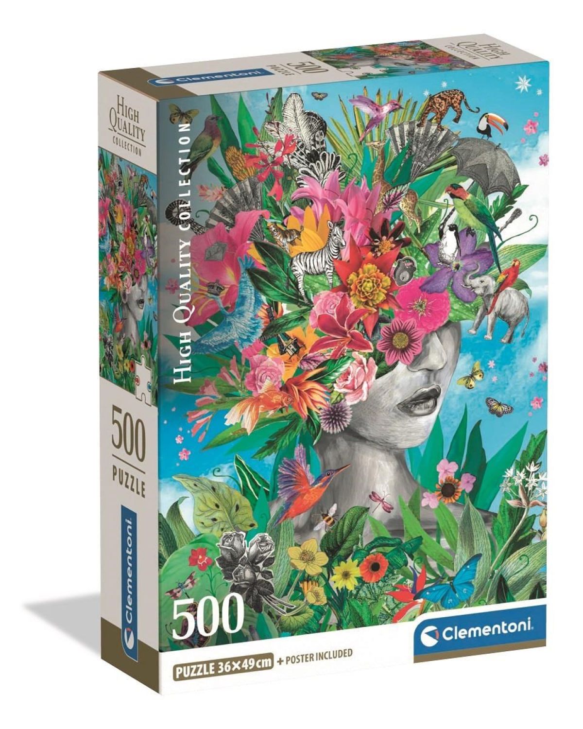Afbeelding van Head In The Jungle HQC (Compact box 500 stukjes)