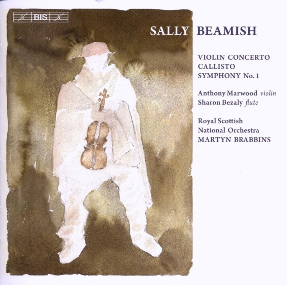 Afbeelding van Anthony Marwood, Sharon Bezaly, Royal Scottish National Orchestra - Beamish: Violin Concerto/Callisto/Symphony No.1