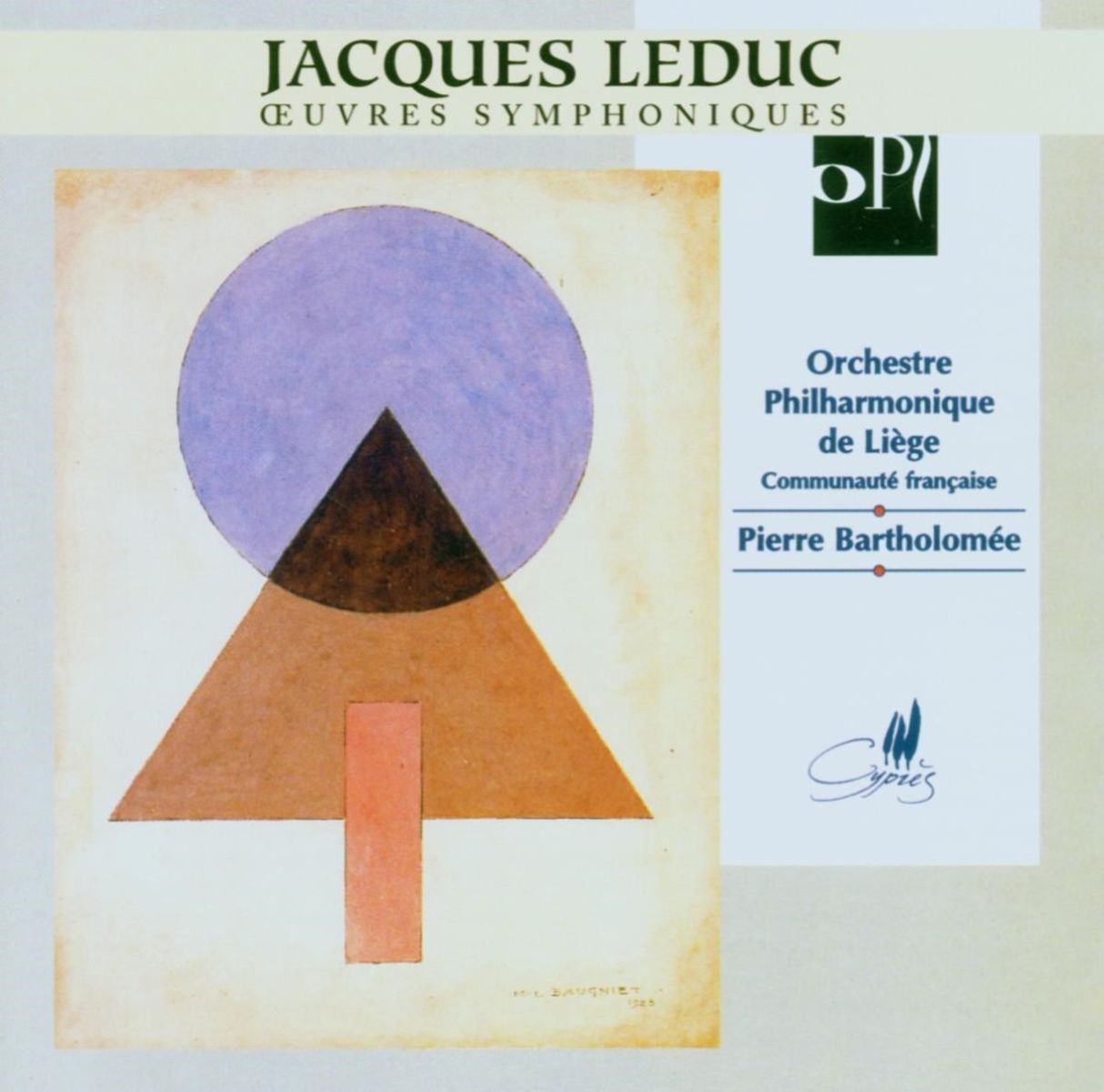 Afbeelding van Orchestre Philharmonique Royal de Liège, Pierre Bartholomée - Leduc: Symphonic Works